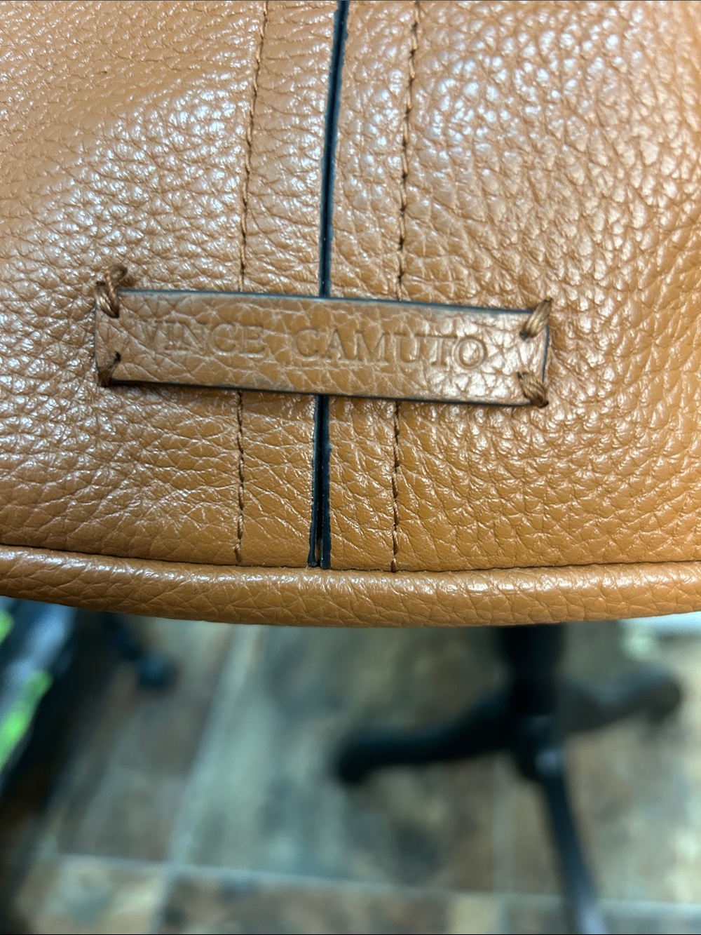Vince Camuto Leather Hobo Shoulder Bag in Hickory - Picture 2 of 9